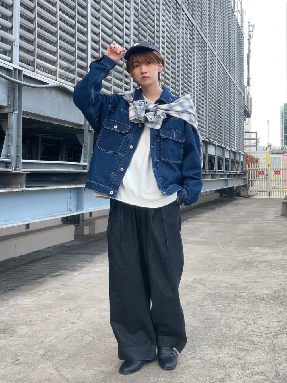 【未使用】ルールロジェット ツイード デニムジャケット FDMTL 25-26AW デニムジャケット ストリートスタイリング -FASCINATE