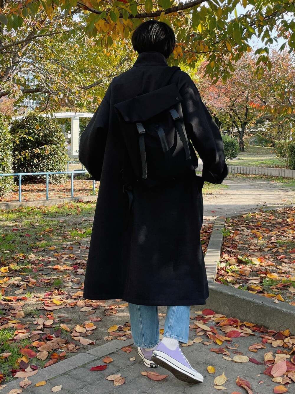 がー|TOWNCRAFTのステンカラーコートを使ったコーディネート - WEAR