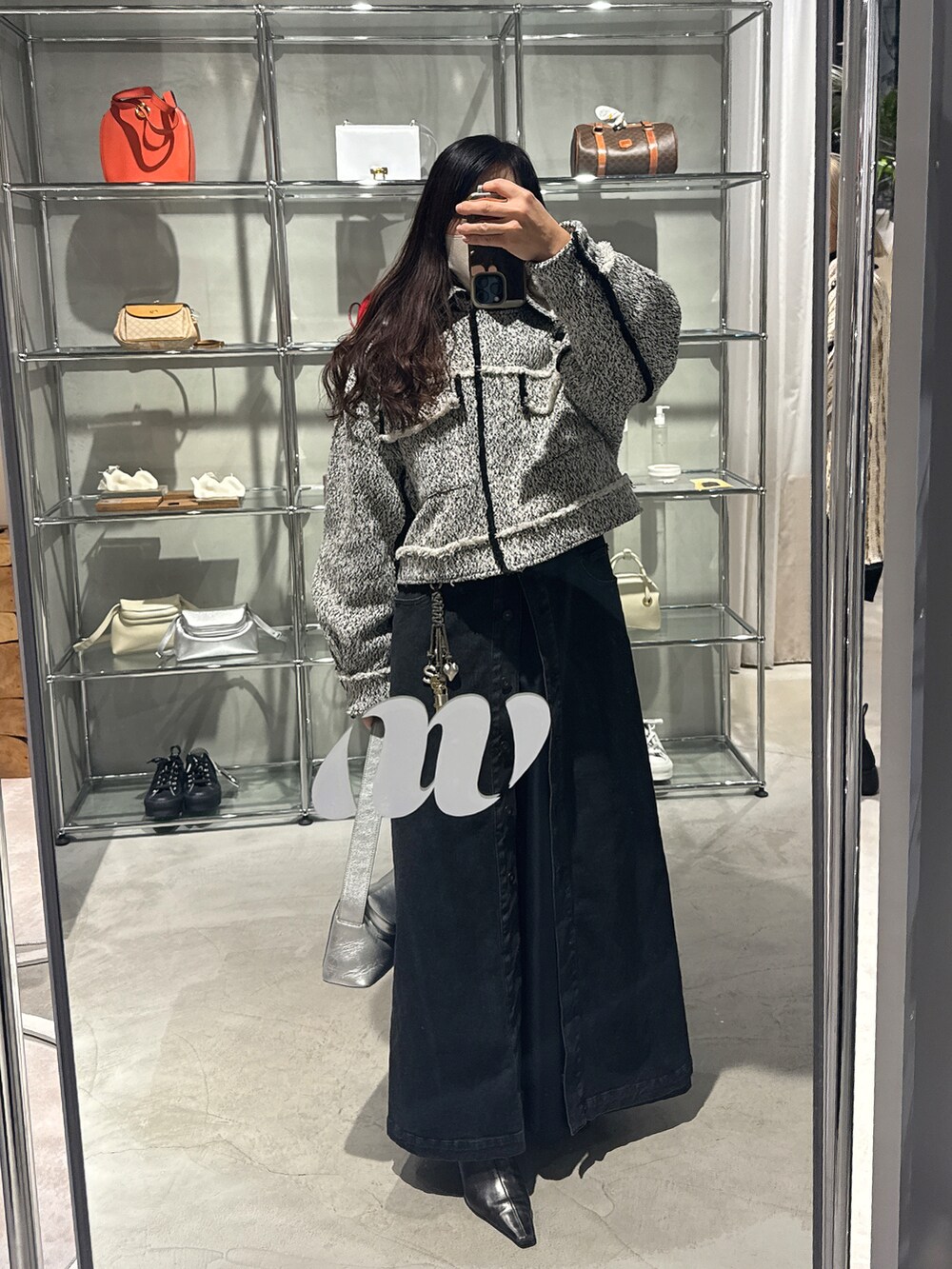 トップス 2WAY SMOKE FLOWER SHEER TOP blk/M トップス 2WAY SMOKE FLOWER SHEER TOP blk/M 2WAY SMOKE FLOWER