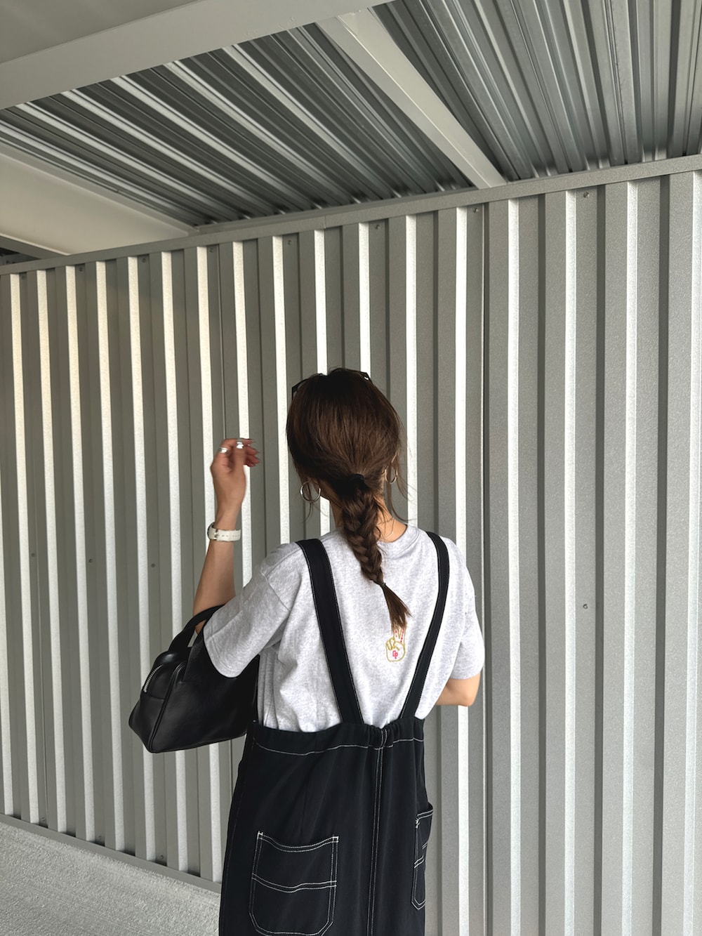chii___ca♡｜ISOOKのジャンパースカートを使ったコーディネート