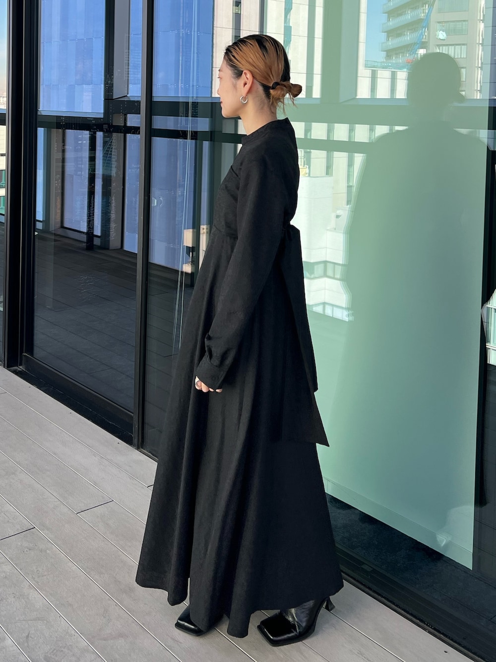 CLANE/クラネ】2WAY JAQUARD ONEPIECE/2WAYジャガードワンピースを使っ