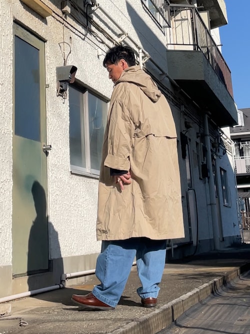 NAUTICA/ノーティカ Hooded Balmacaan Coat/フーデットバルマカーン