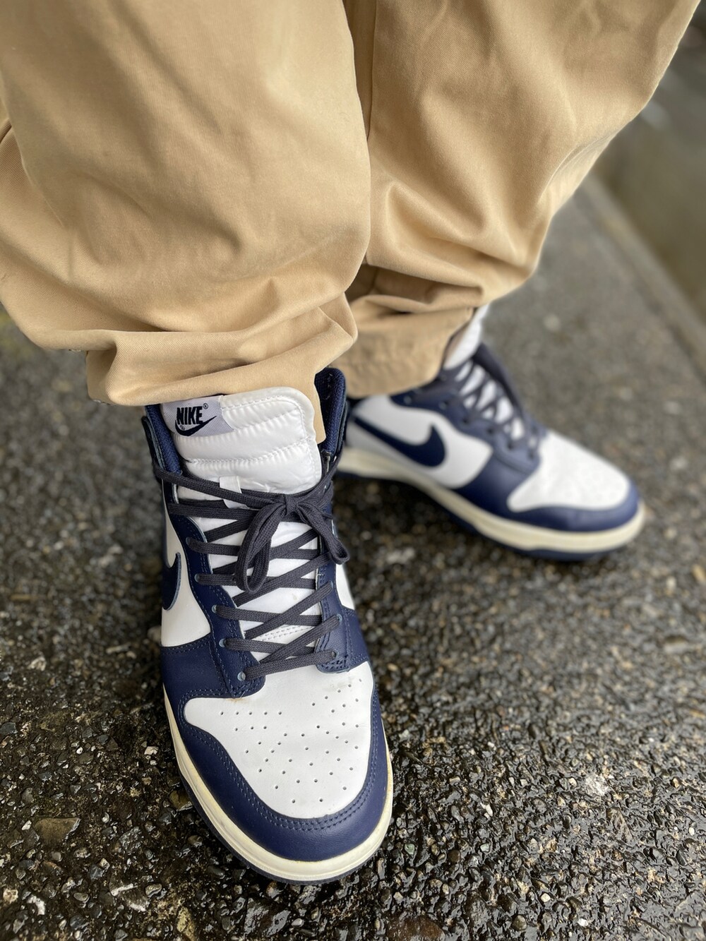 ナイキ ダンク ハイ チャンピオンシップ ブルー スニーカー 28cm US10  