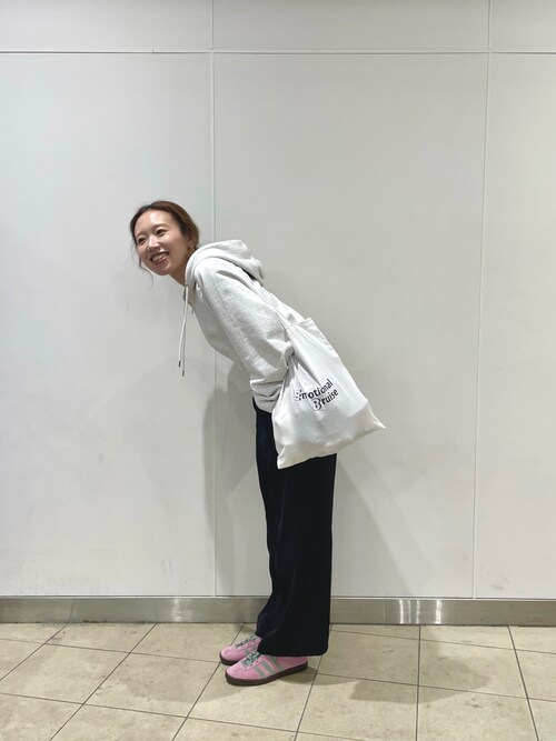 H BEAUTY&YOUTH ドライタッチスウェットジップパーカー H＞ドライタッチスウェットジップパーカー（パーカー）｜H