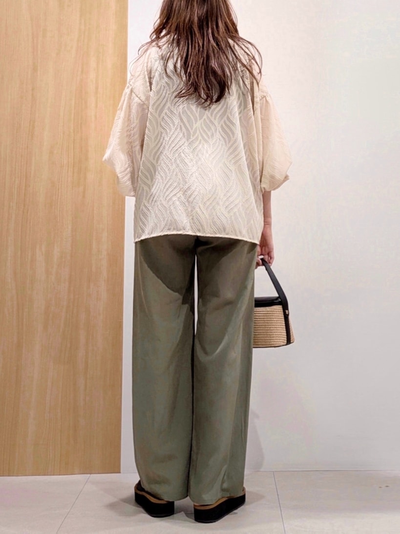 sasa0601さんの「【KATHARINE ROSS】リーフカットジャカード（KATHARINE ROSS）」を使ったコーディネートの4枚目の写真