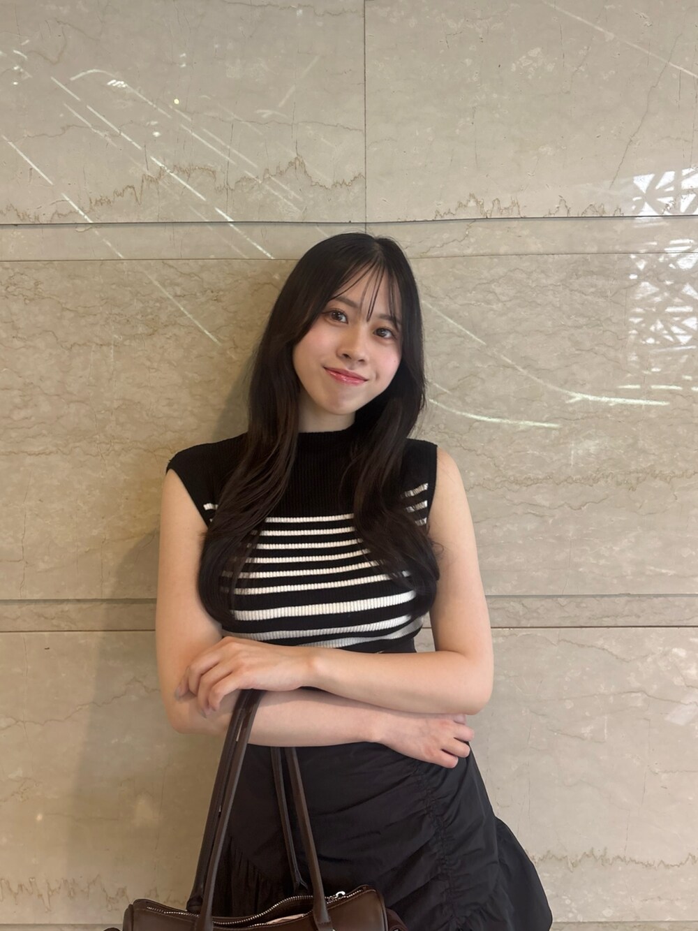 その他のスカート、その他のニット/セーターを着用したレディースの夏コーディネートの7枚目の写真