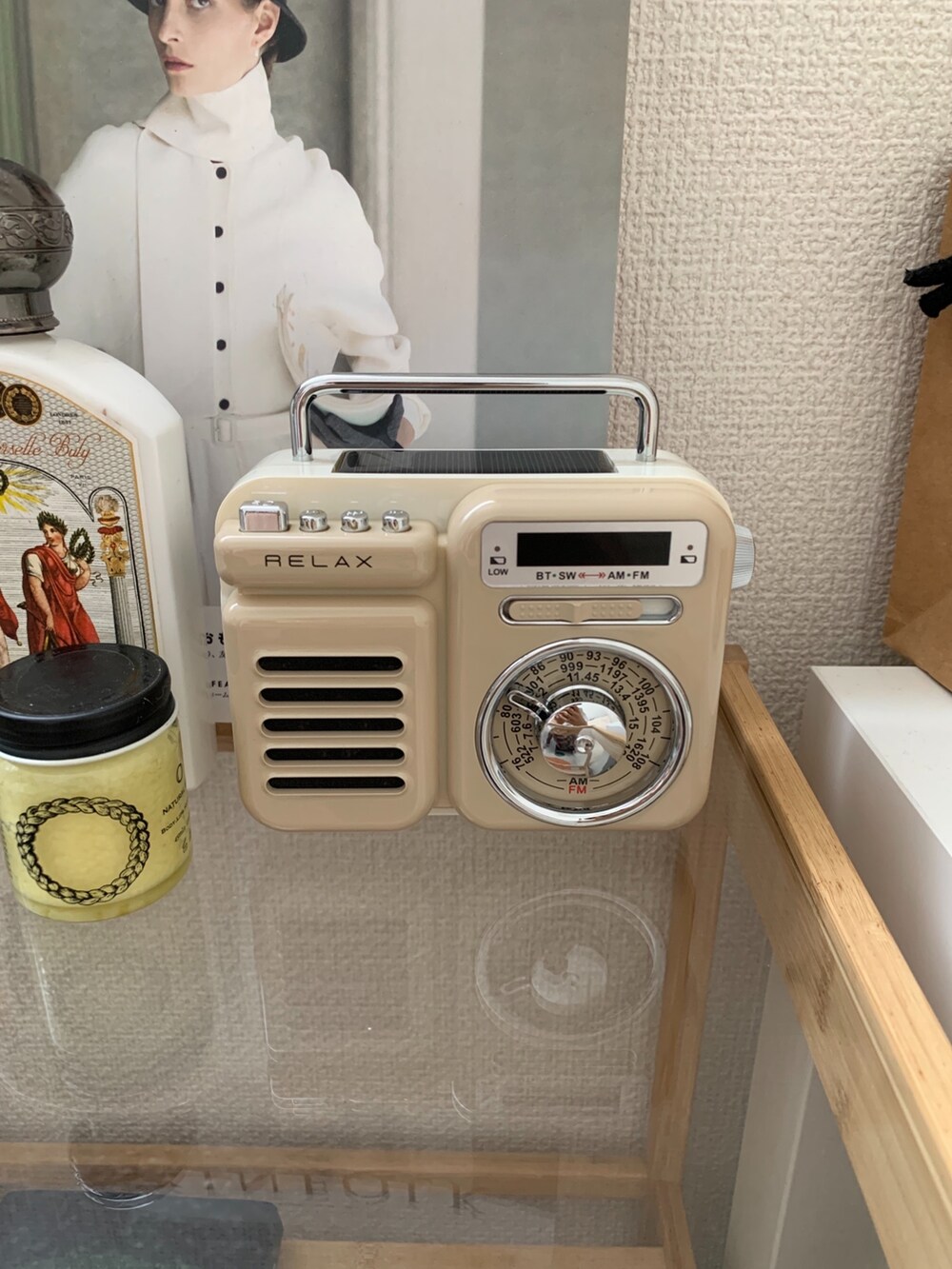 ベージュ系のスピーカー、その他のキャンドル、その他のインテリア雑貨を着用したレディースの夏コーディネートの2枚目の写真