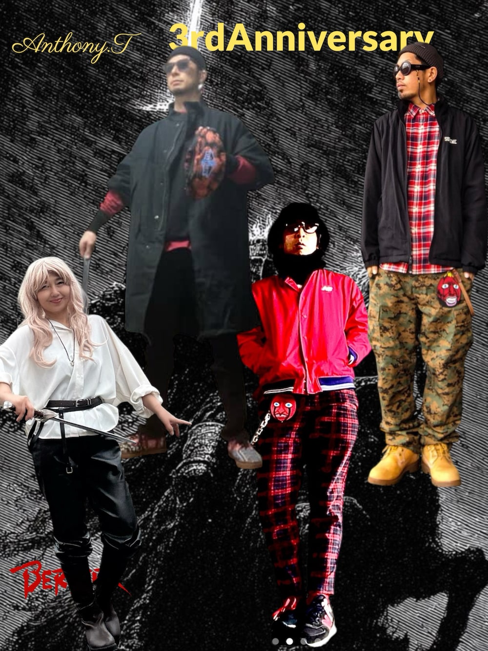 ブラウン系のブーツ、シルバー系のネックレス、その他のその他小物を着用したレディースの春コーディネートの3枚目の写真