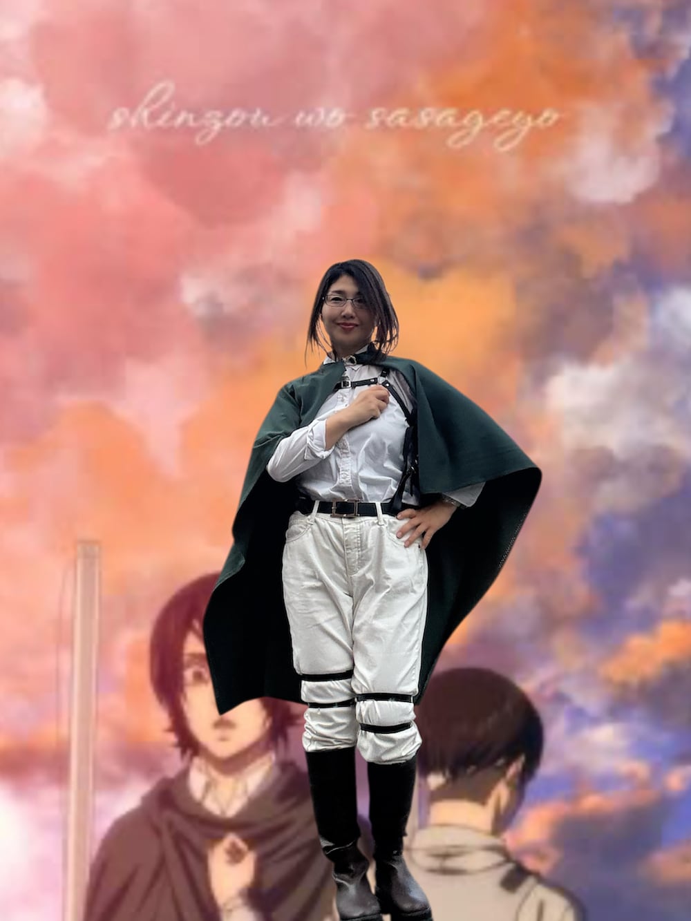 ブラウン系のブーツ、ブラック系のファッション雑貨、ブラック系のその他小物を着用したレディースの秋コーディネートの3枚目の写真