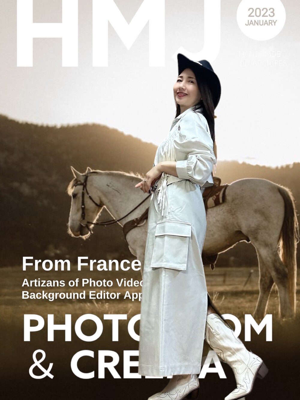 ホワイト系のスカート、ホワイト系のベスト、ホワイト系のブーツを着用したレディースの春コーディネートの2枚目の写真