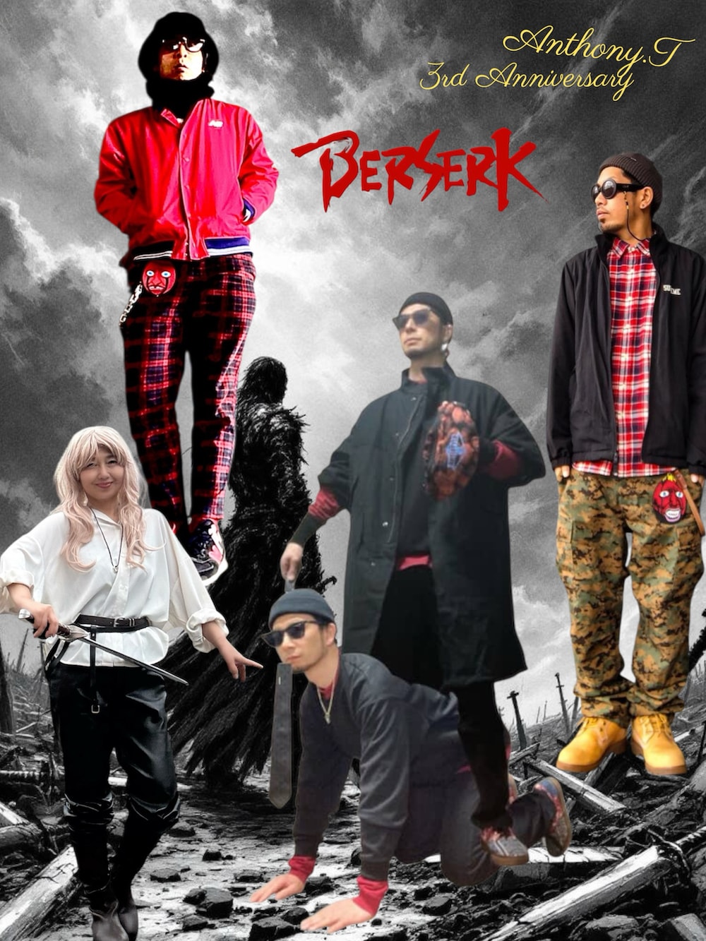 ブラウン系のブーツ、シルバー系のネックレス、その他のその他小物を着用したレディースの春コーディネートの2枚目の写真