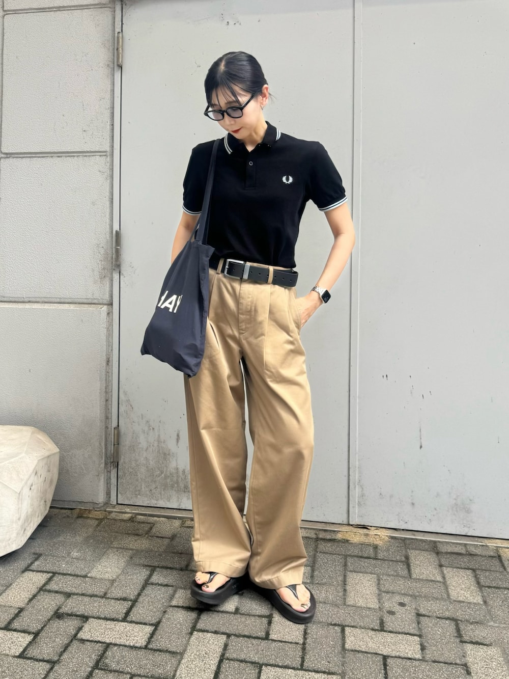 YURI｜FRED PERRYのポロシャツを使ったコーディネート - WEAR