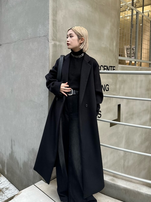 mi-(Lui's EC)｜Lui'sのチェスターコートを使ったコーディネート - WEAR