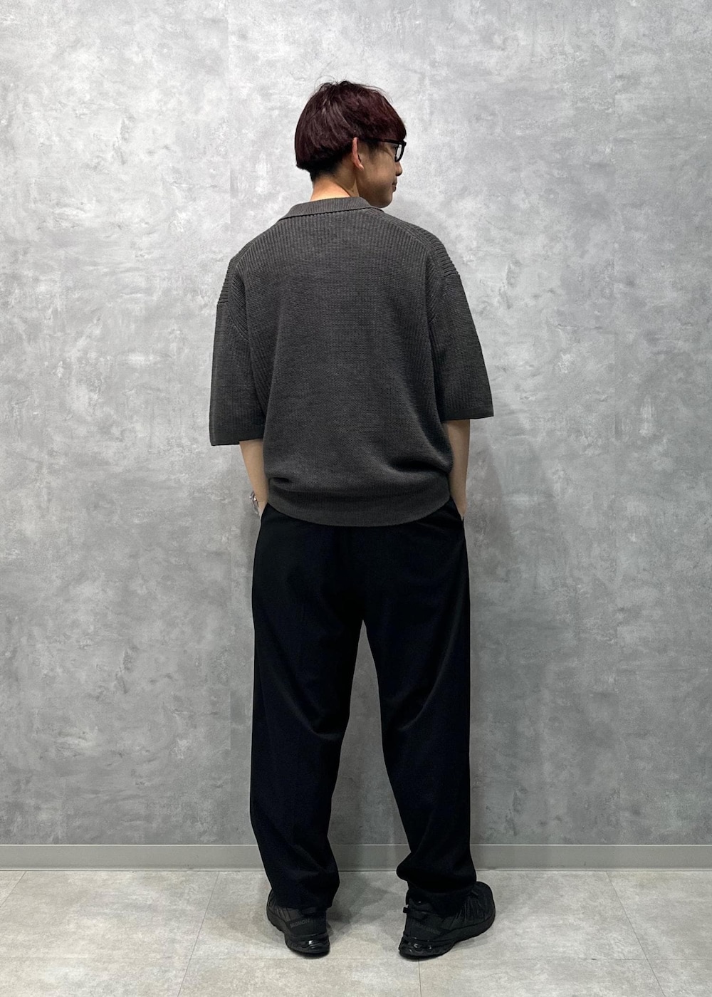 別注》【BATONER/バトナー】FADE COLOR LINEN HALF SLEEVE SKIPPERを 