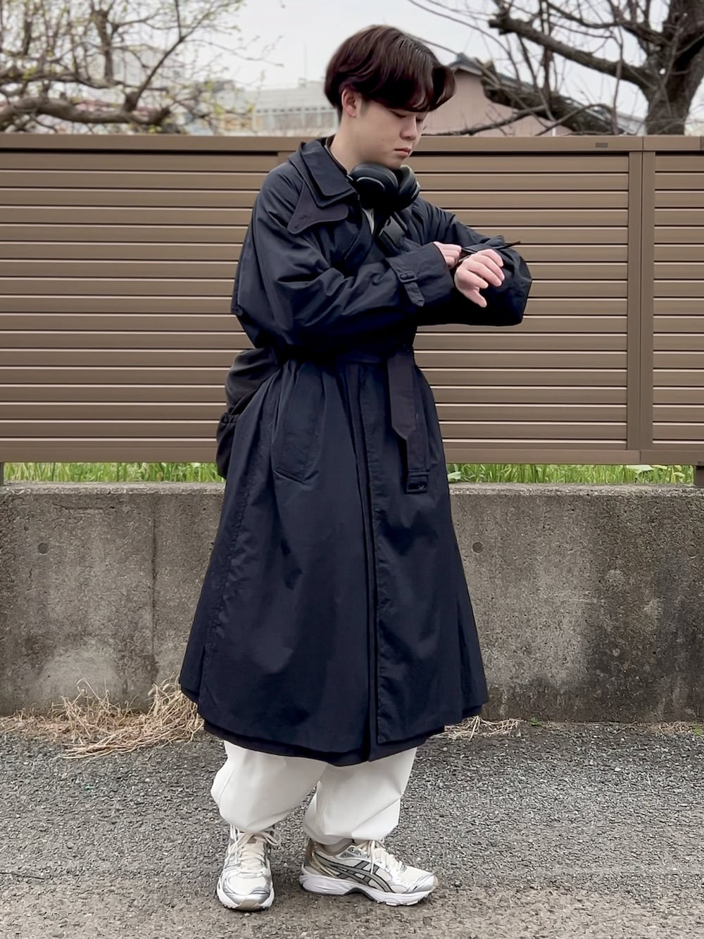 ゐをり｜YOKEのトレンチコートを使ったコーディネート - WEAR
