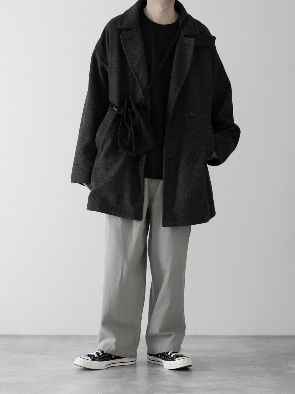 ourlegacy ピーコート ourlegacy ピーコート Our Legacy - Peacoat Black Opulent Melton