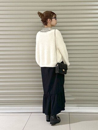 ミックスモールツインニット 986369を使った人気ファッション