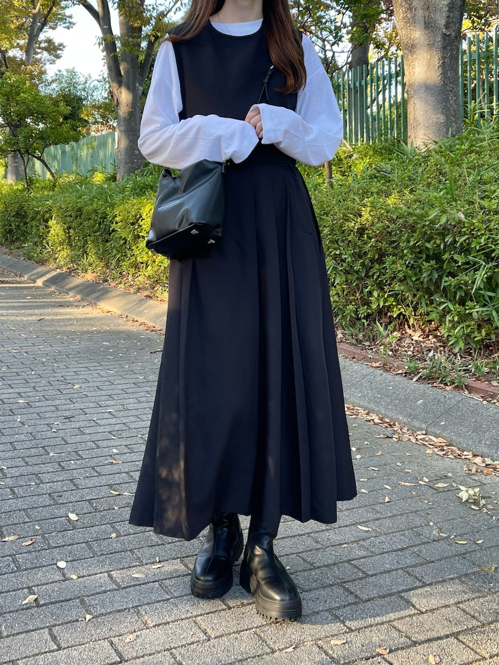 aiko｜MM6 Maison Margielaのショルダーバッグを使ったコーディネート