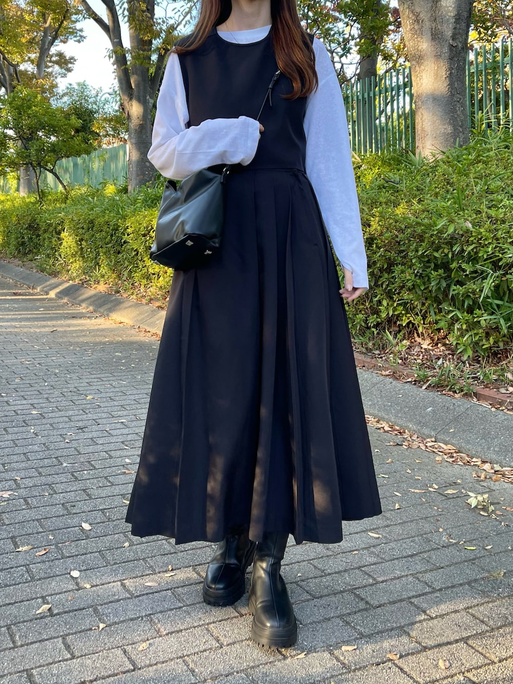 aiko｜MM6 Maison Margielaのショルダーバッグを使ったコーディネート 