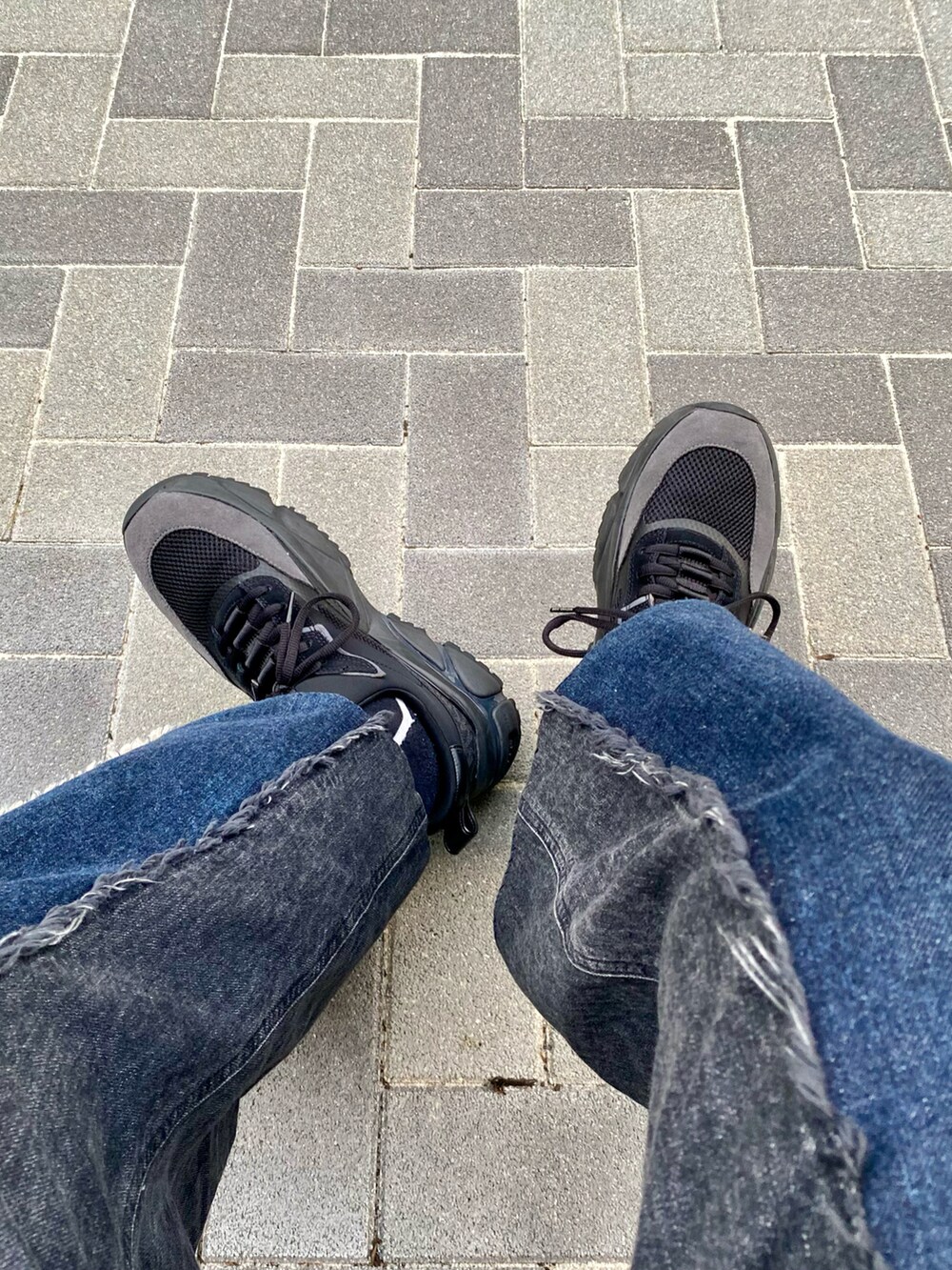 「夏コーデ、低身長、低身長コーデ、163cm、soerte、WYM、jieda、MICHEAL KORS」｜「JiedaのSWITCHING OVER DENIM PANTS（デニムパンツ、ブラック系）」を使った、ざわ_低身長男子styleさん（骨格ストレート・メンズ・163cm）の夏コーディネートの4枚目の写真