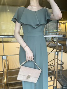 LAGUNAMOON LADYラッフルワイドパンツドレス （MNT