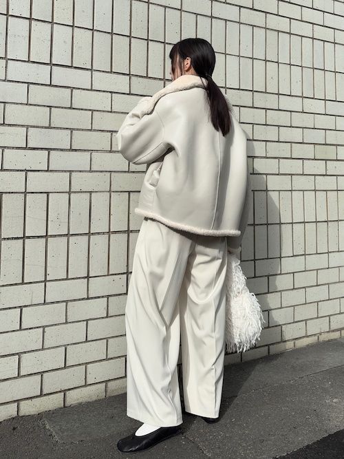 ロングダッフルコート♡ラグナムーン フードロングダッフルコート 