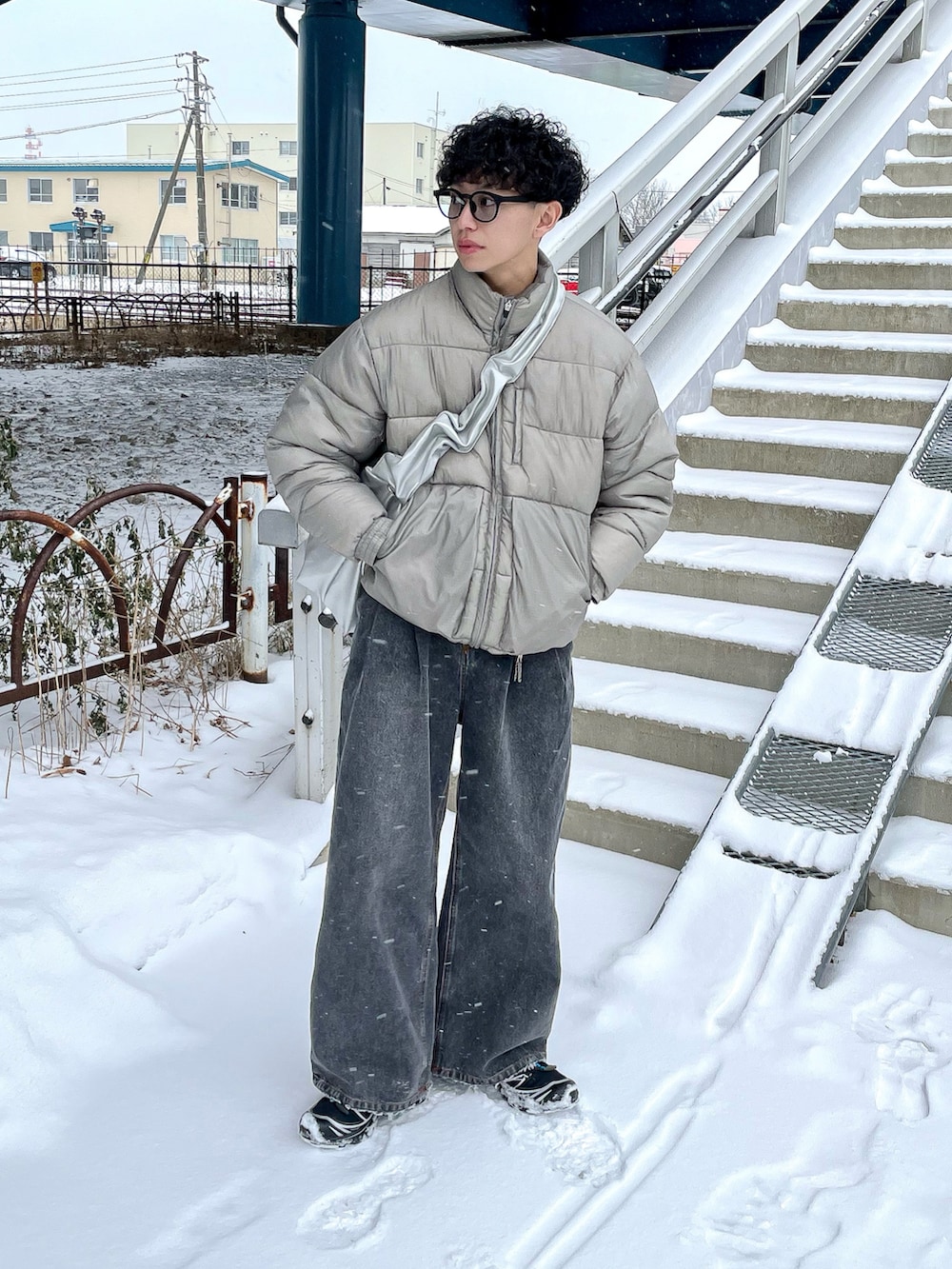 chimmy様 C6868 MilaOwenダウンジャケットコーデ Mila OwenMila Owenさんのダウンジャケット/コートを使った