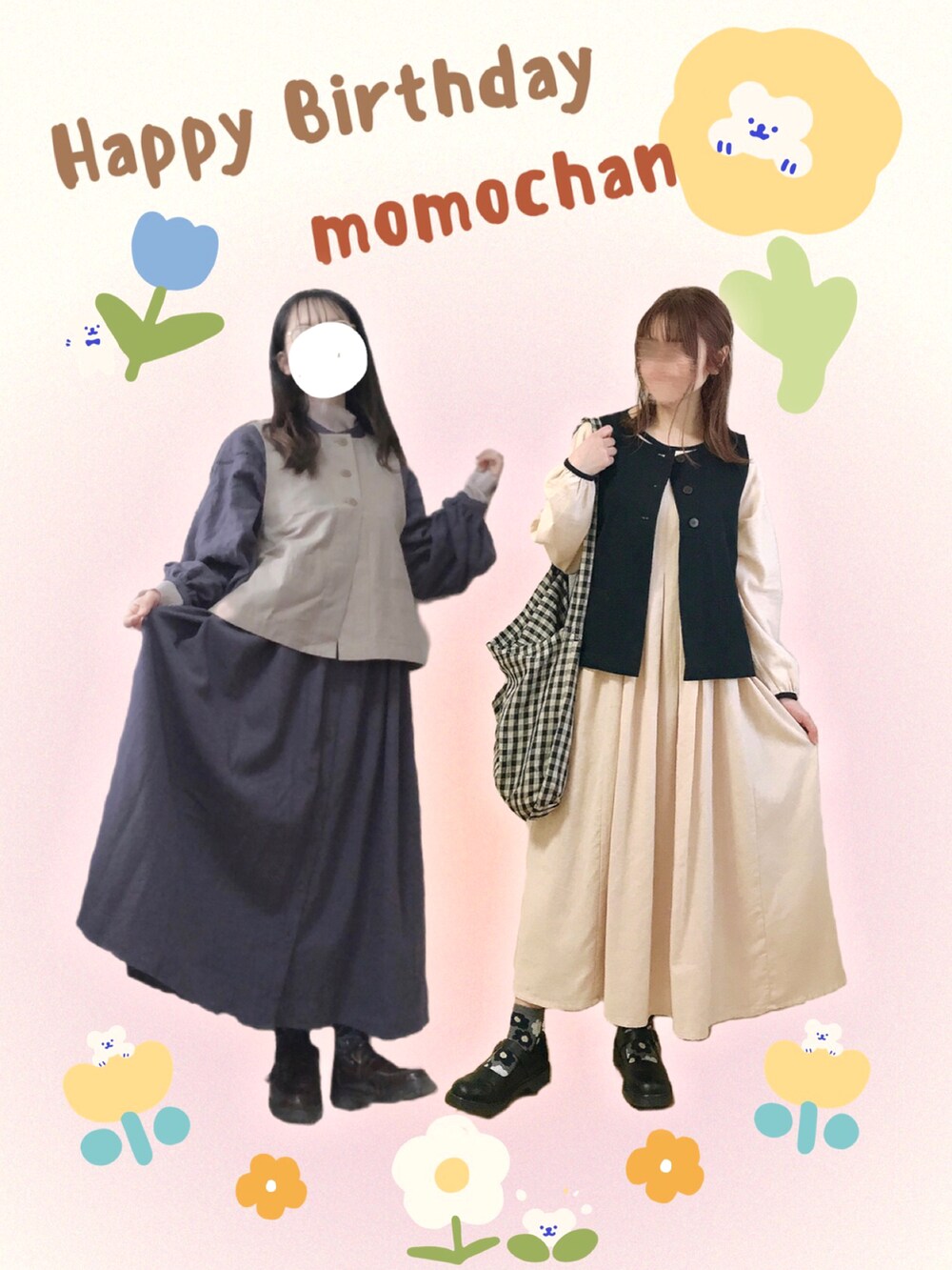 ホワイト系のワンピース、ブラック系のベスト、ブラック系のその他シューズを着用したレディースの春コーディネートの5枚目の写真