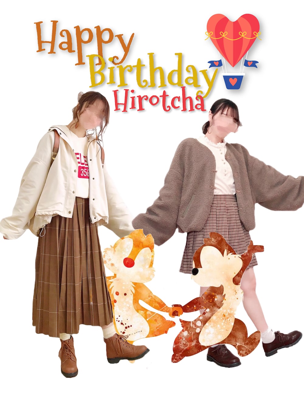 ホワイト系のスウェット、ホワイト系のブルゾン、ブラウン系のスカートを着用したレディースの冬コーディネートの2枚目の写真