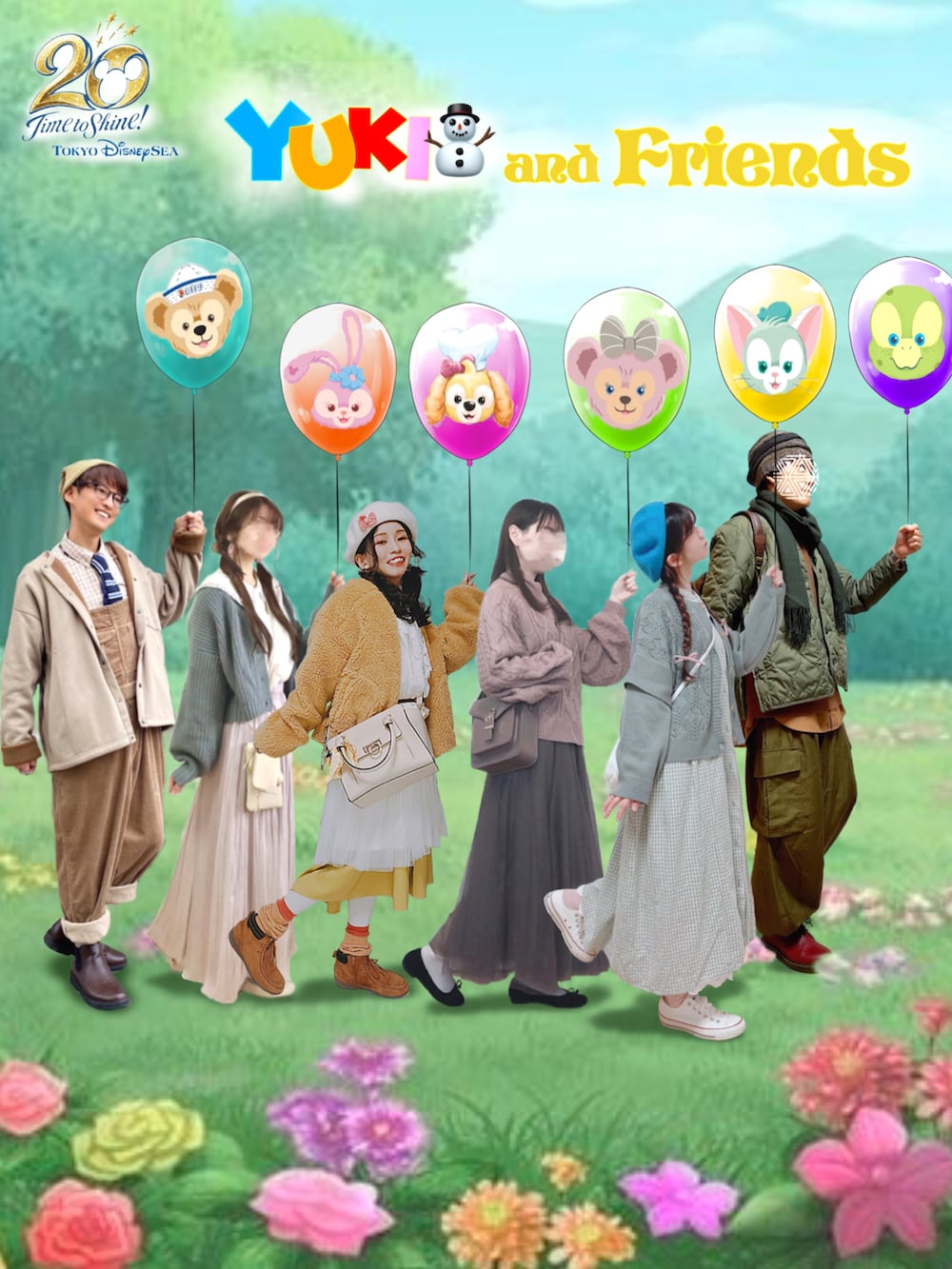 ホワイト系のシャツ/ブラウス、ブルー系のカーディガン/ボレロ、パープル系のスカートを着用したレディースの秋コーディネートの4枚目の写真