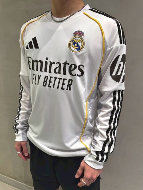 レアル・マドリード 25/26 長袖ホームユニフォーム、シティエスケープ