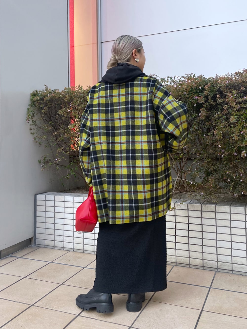 Kinloch Anderson ダブルチェスターコート　カシミヤ100% S Kinloch Anderson ダブルチェスターコート カシミヤ100% S
