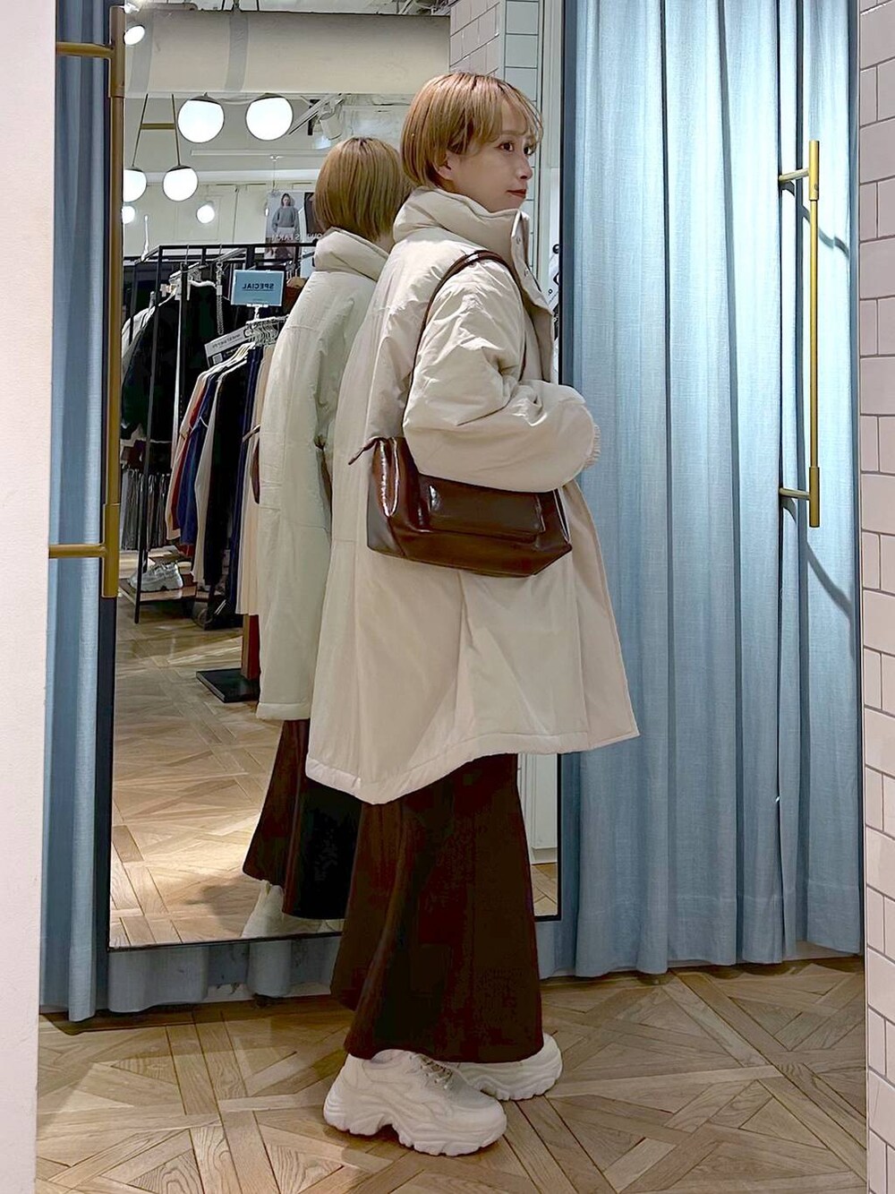 まい(LOWRYS FARM ルミネ横浜)|LOWRYS FARMのその他アウターを使ったコーディネート - WEAR