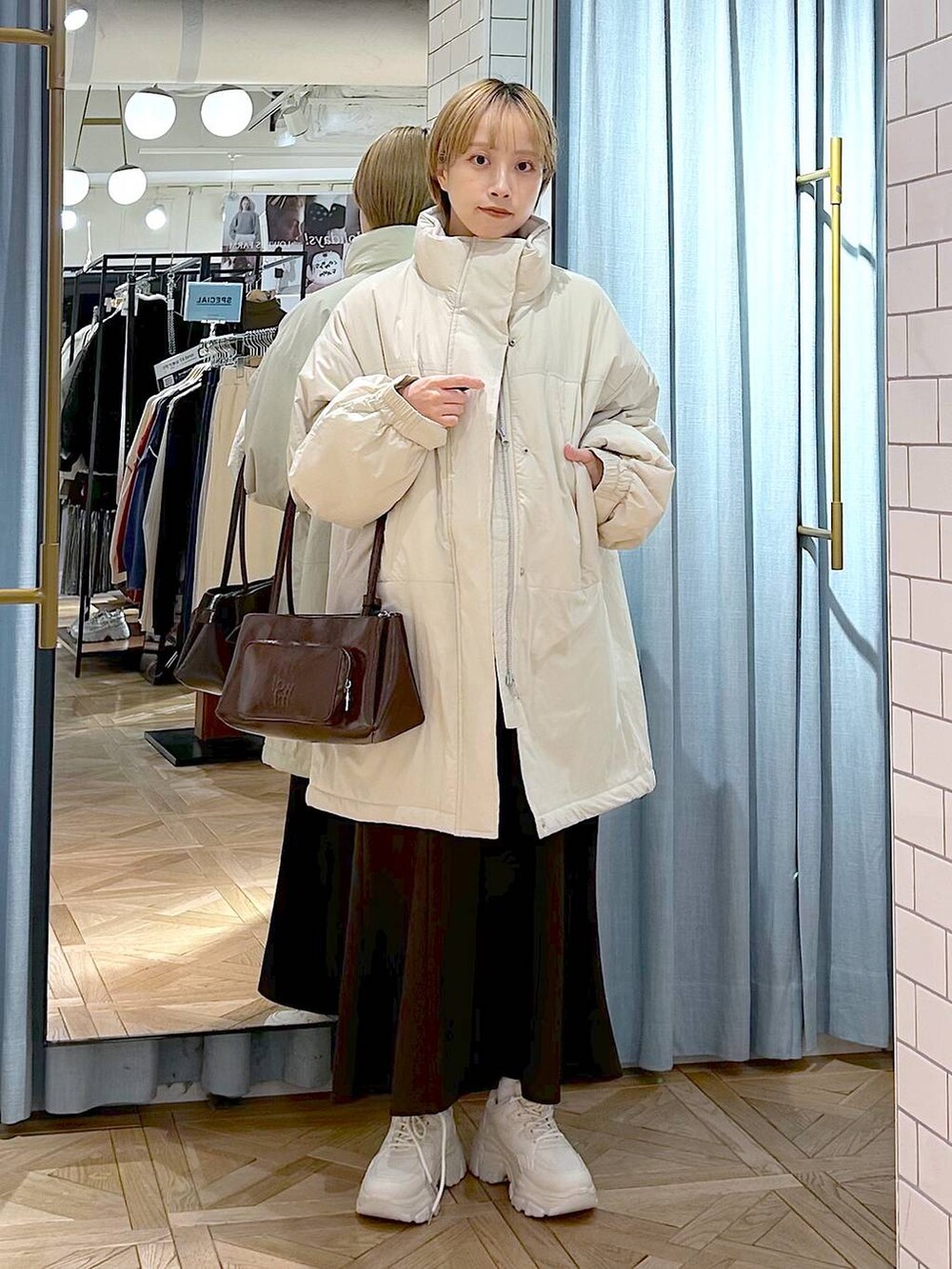 まい(LOWRYS FARM ルミネ横浜)|LOWRYS FARMのその他アウターを使ったコーディネート - WEAR