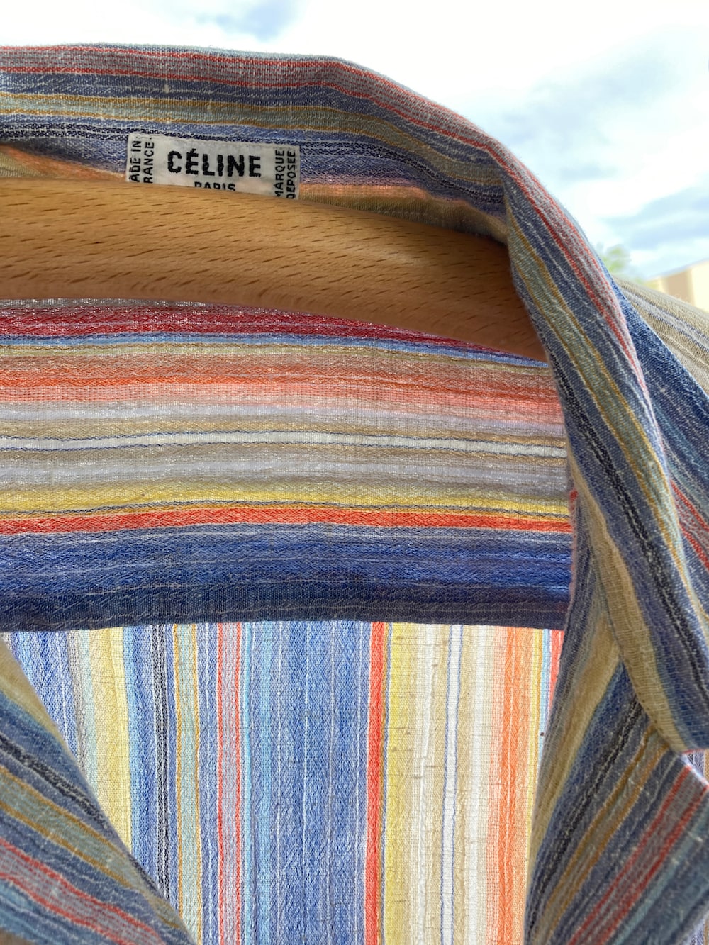「ベレー帽、mighty shine、丸メガネ、Zparts、半袖シャツ、CELINE、チノパン、UNIQLO、ユニクロ、メッシュベルト、supermarketrelaxfit、ワラビー、clarks、とんでもなくきれいなシャツ」｜「Mighty Shineのベレー帽（ハンチング/ベレー帽、ブラック系）」を使った、【Khaki's】A田さん（メンズ・163cm）の夏コーディネートの4枚目の写真
