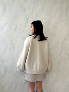 dazzlin 森香澄コラボ　リボンモチーフボアコート dazzlin（ダズリン）の「【森香澄コラボ】リボンモチーフ