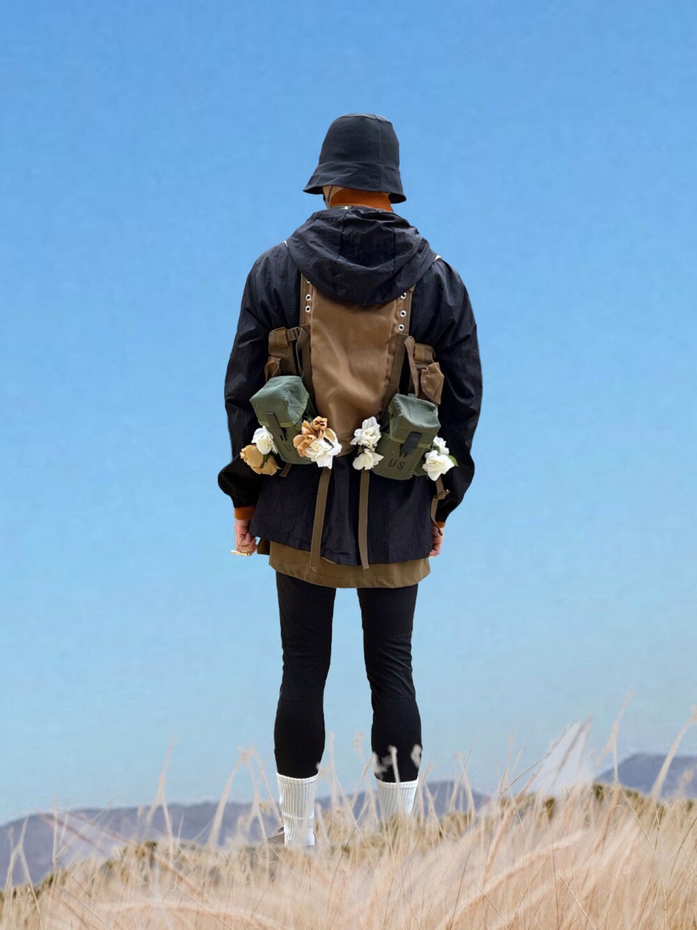 banal chic bizarreのナイロンジャケットを使った人気