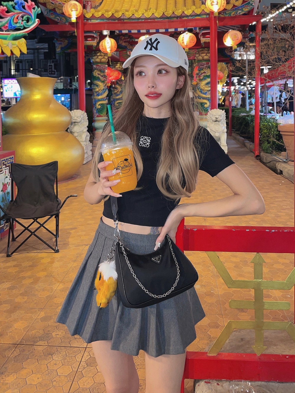 yuka 🤍|NEW ERAのキャップを使ったコーディネート - WEAR
