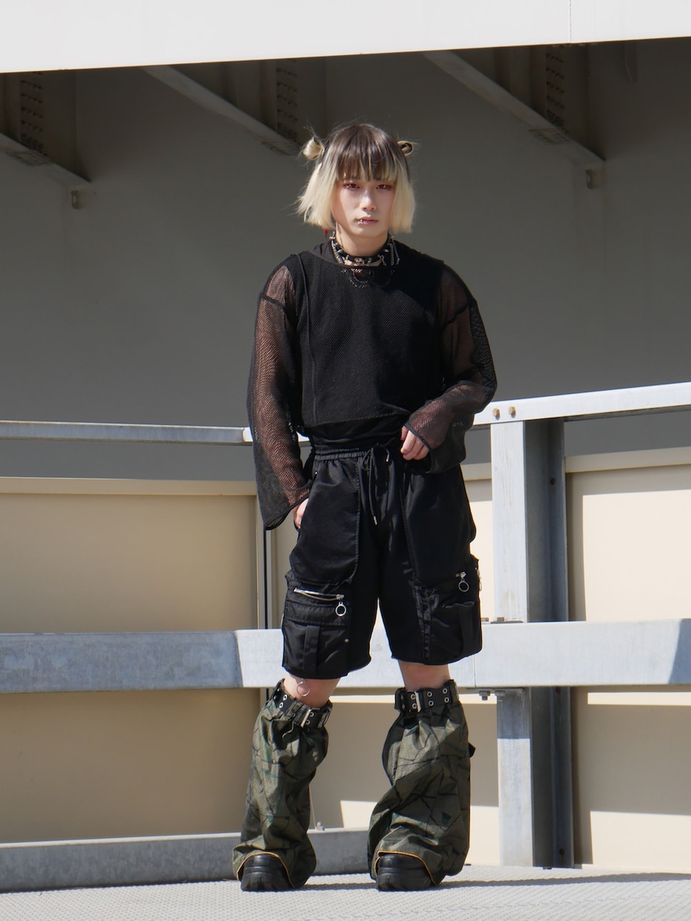 空白テト｜A'gem 9のカーゴパンツを使ったコーディネート - WEAR