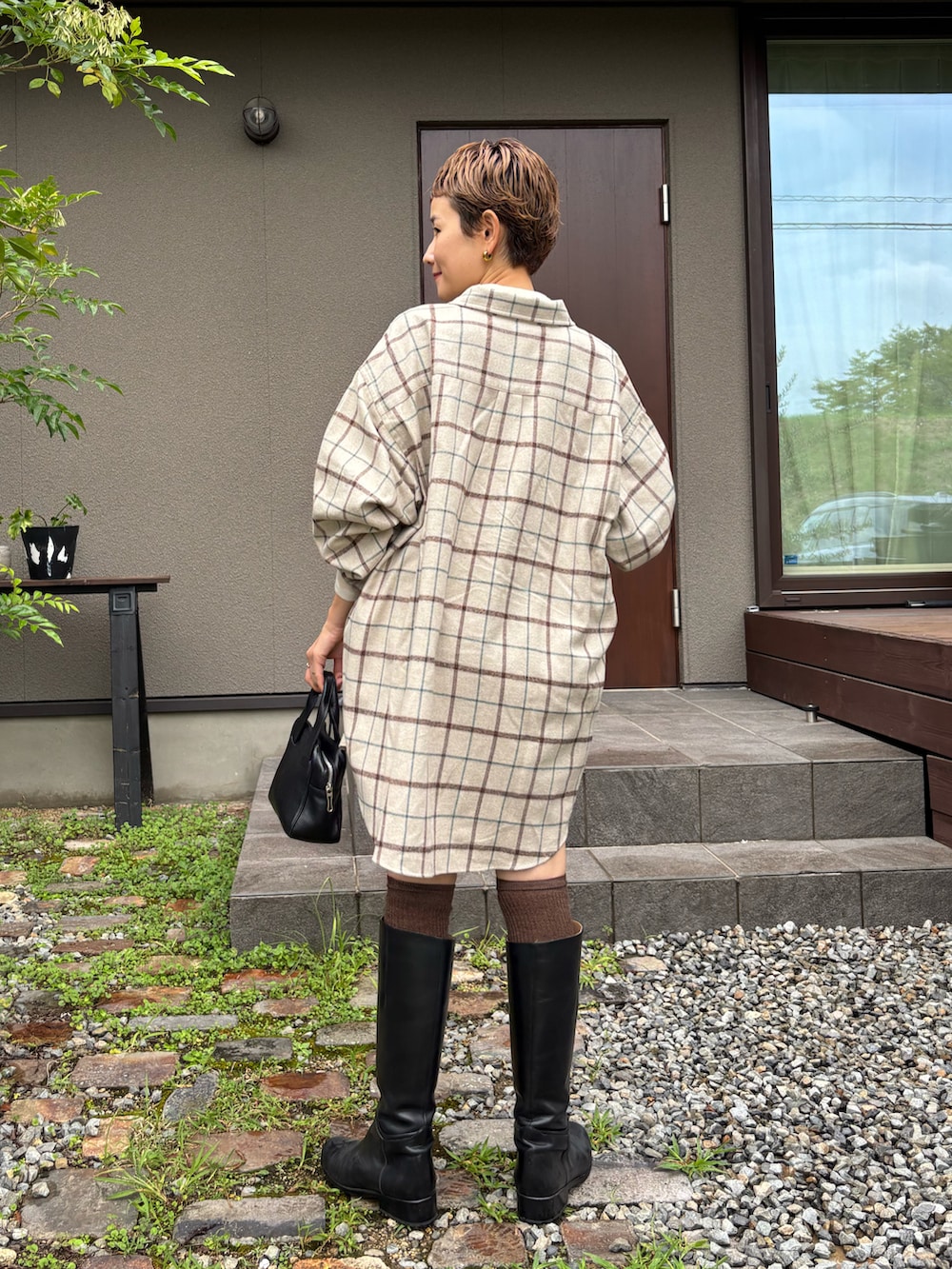 Steven Alan＞LEATHER RIDING BOOTS/ロングブーツを使った人気
