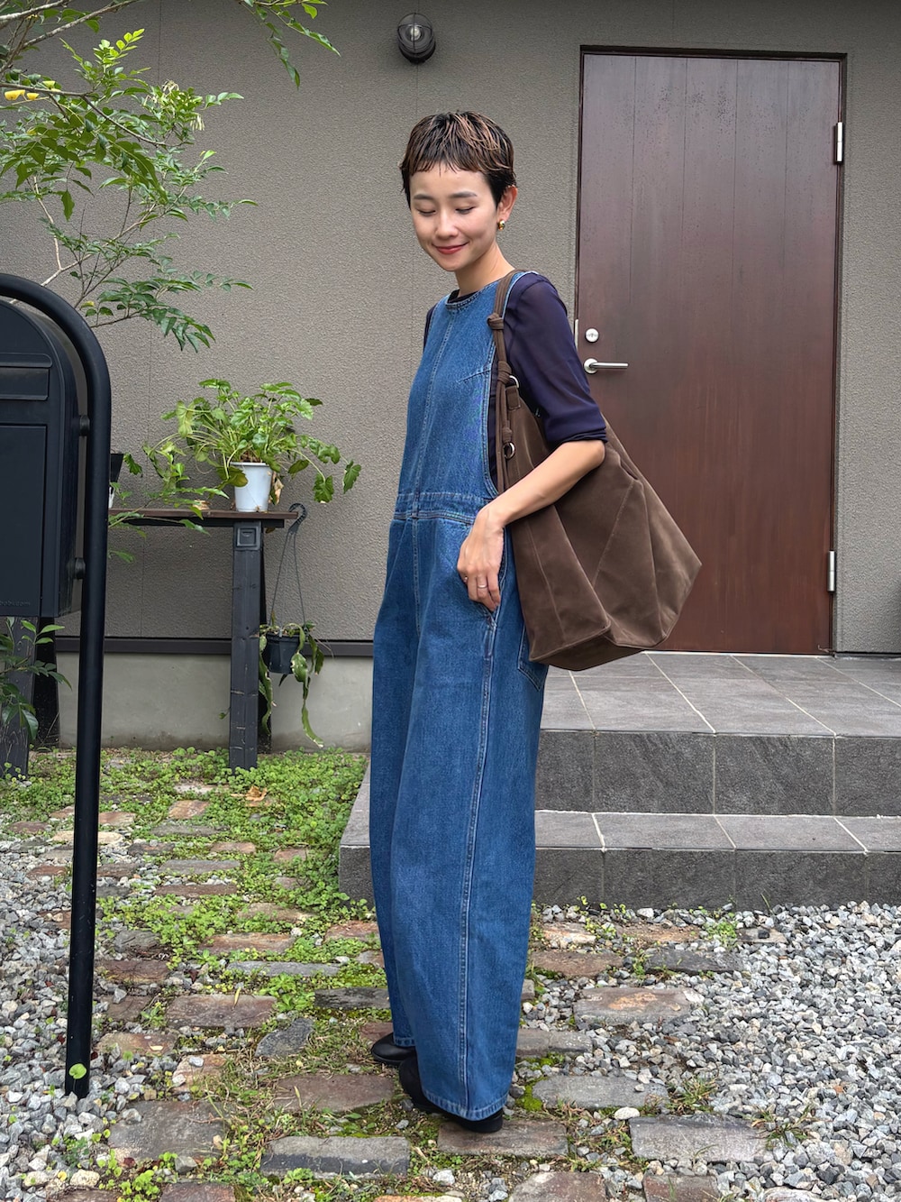 kokiminitaコラボ】コーンデニム アメスリサロペットを使った人気