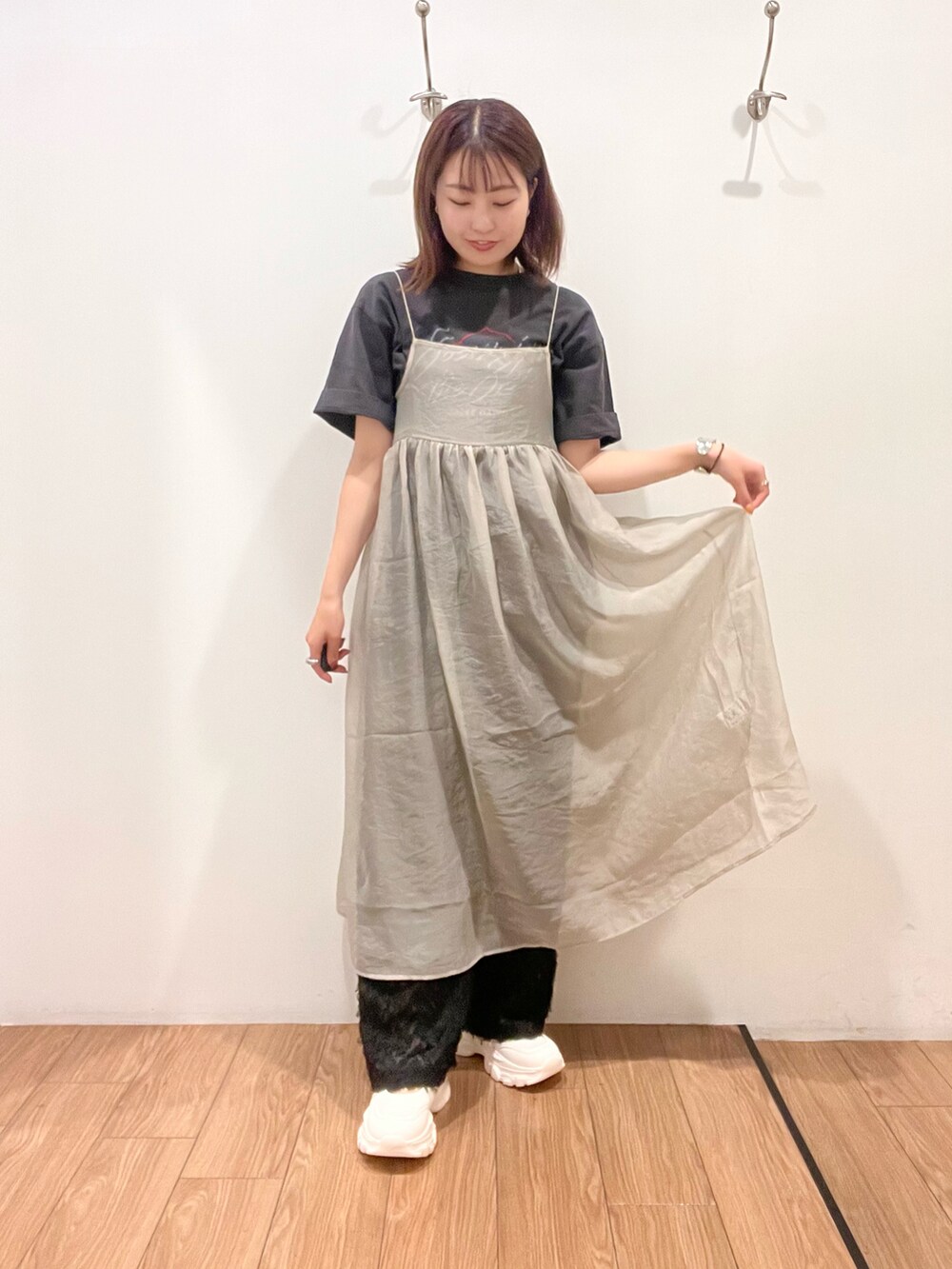 hinano3232(LOWRYS FARM エミフルマサキ)|LOWRYS FARMのワンピースを使ったコーディネート - WEAR