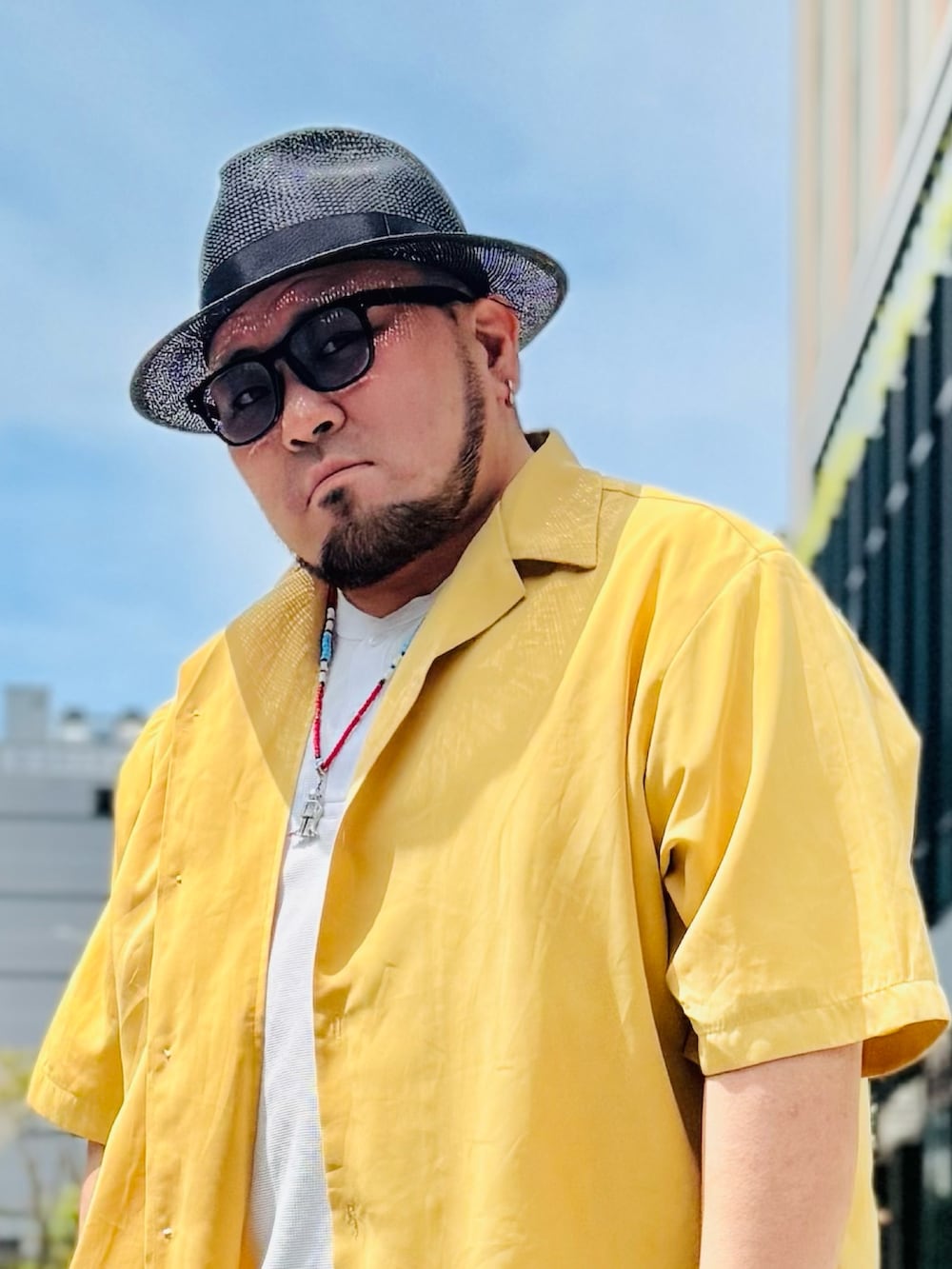 ぬ〜さんさんの「OVERRIDE KENMA FEDORA / オーバーライド（OVERRIDE）」を使ったコーディネートの5枚目の写真