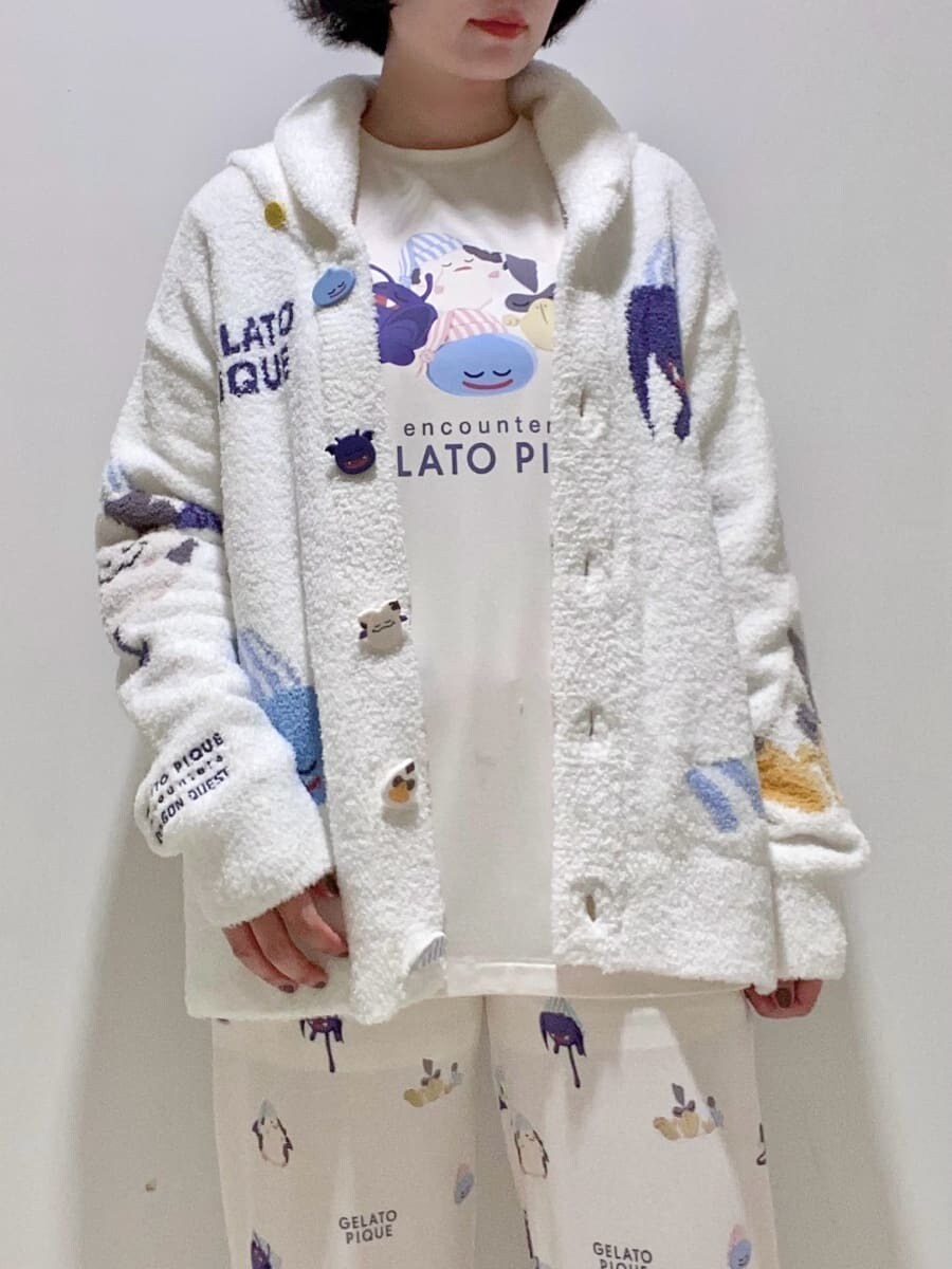 新品 未使用 ジェラートピケ ドラゴンクエスト カウチン カーディガン