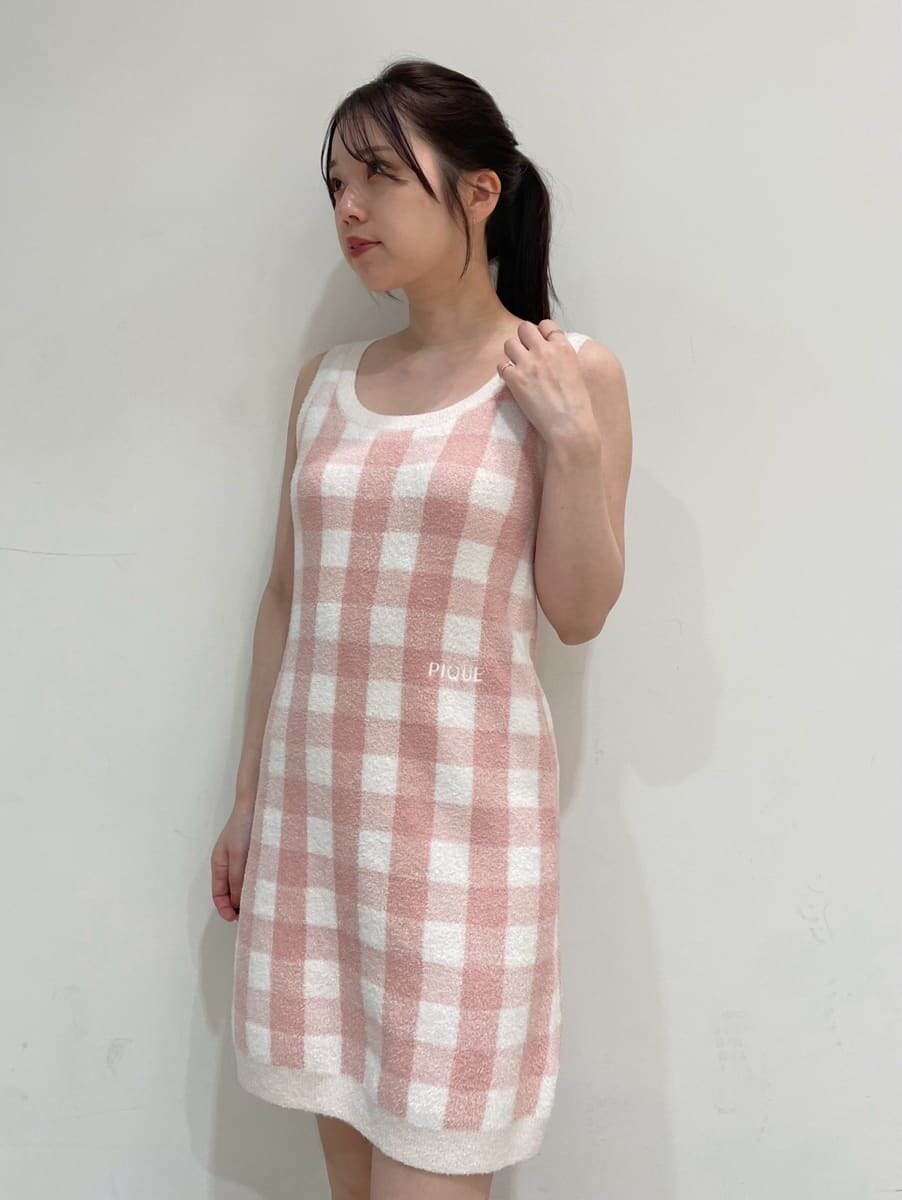 gelato pique 調温スムーズィー ルームウェア ワンピース ピンク gelato pique（ジェラートピケ）の「調温スムーズィーワンピース