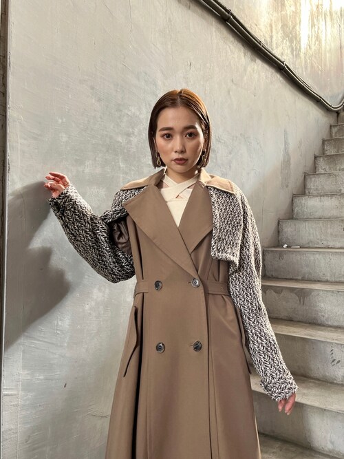 murua バックタックマキシコート （2023.10.31 UP｜ムルーア（MURUA  