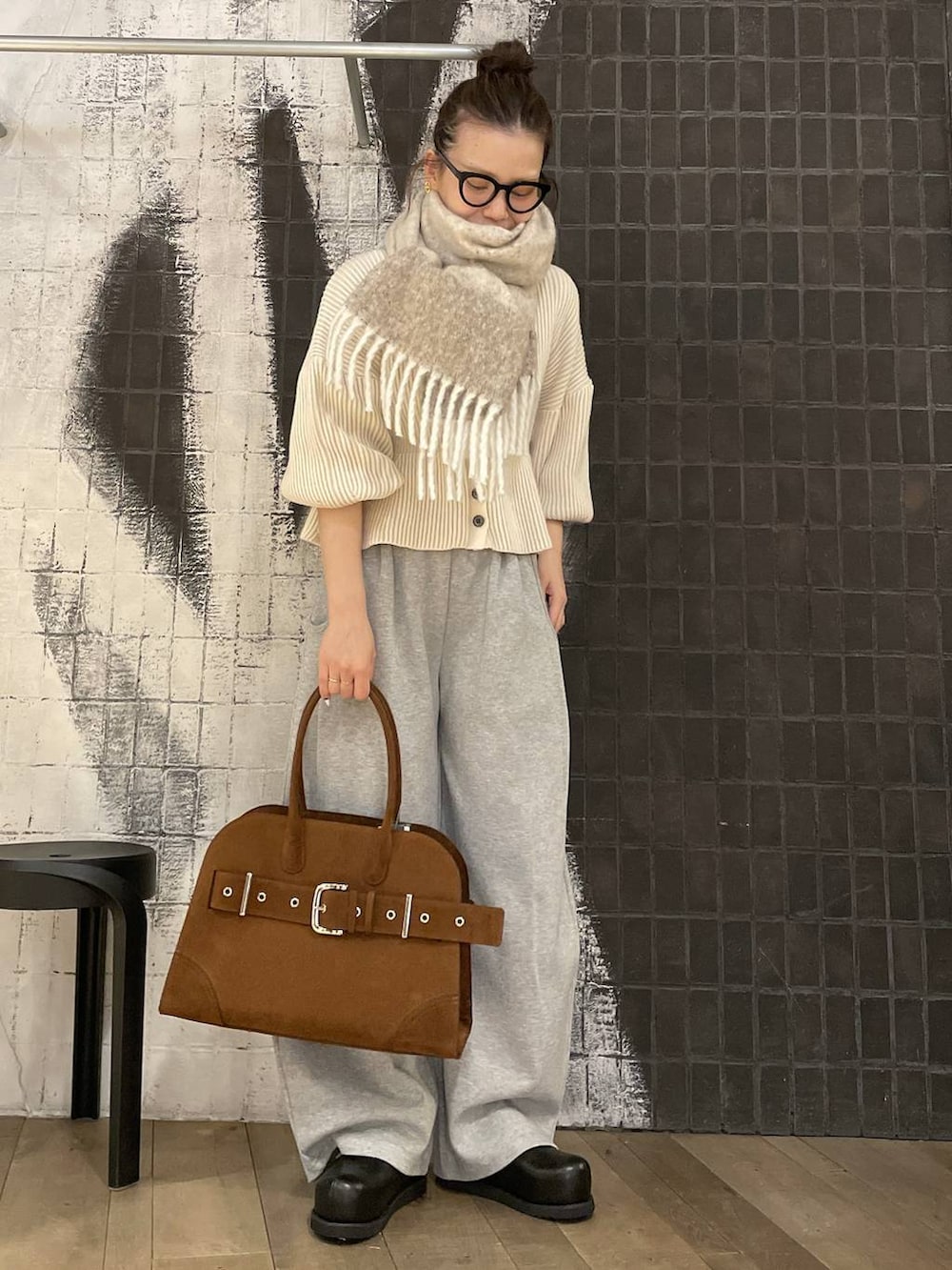 レディースの冬コーディネートの4枚目の写真