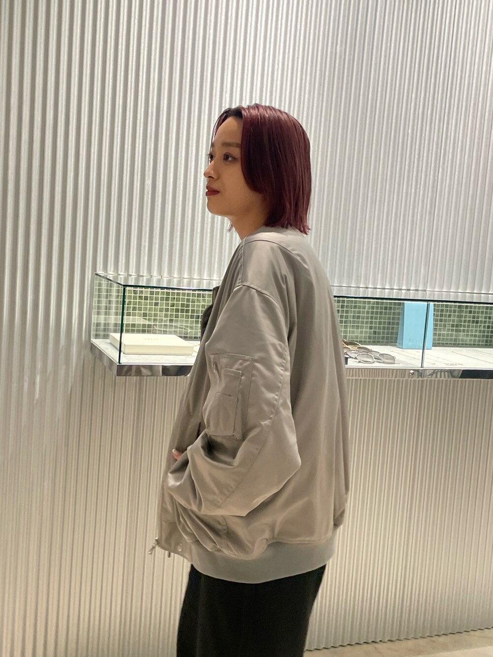 miuさんの「BASIC MA-1(レギュラーサイズ)（Lui's）」を使ったコーディネートの5枚目の写真