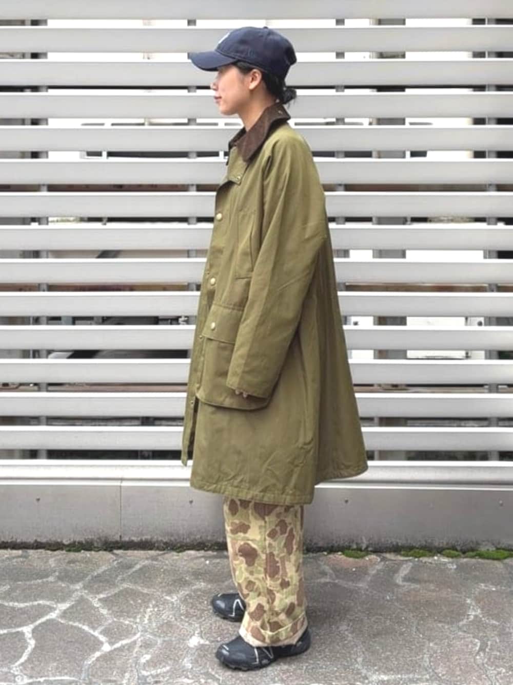 BEAMS BOY(BEAMS WOMEN)｜Barbourのステンカラーコートを使った