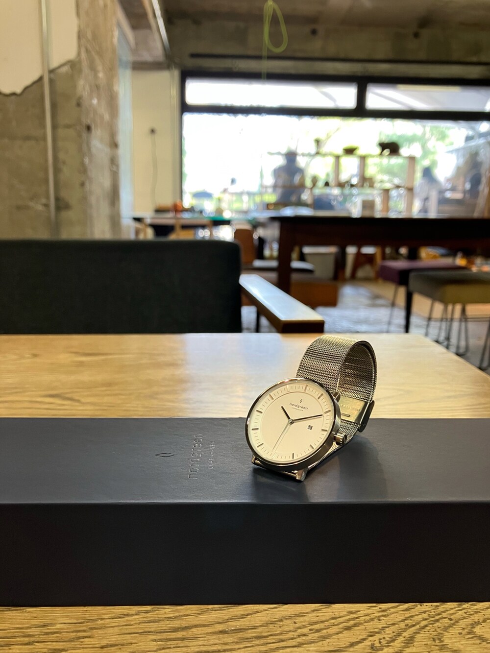 「春コーデ、腕時計、ノードグリーン、Nordgreen、シルバー、40代ファッション、Samansa Mos2、SM2、サマンサ モスモス(Samansa Mos2)、カチューシャ」｜「nordgreenのPhillosopher     https://bit.ly/3ILEoD0（腕時計、シルバー系）」を使った、まゆみんさん（レディース・160cm）の春コーディネートの5枚目の写真